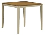 Hillsdale Riverview Square Counter Height Table, White