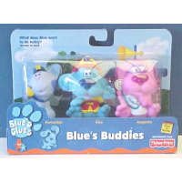Click here to buy Blues Clues Figures Playset Buddies Fisher Price Toy Doctor Fireman Police by Fisher-Price.