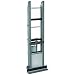 Wesco 230052 Aluminum StairKing Battery Powered Stair Climbing Appliance Truck with Auto Rewind Ratchet, Moldon Rubber Wheels, 850 lbs Load Capacity, 24" Width x 72" Height x 12" Depth