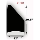 Action Accessories 1001 Universal Fit Front Mud Flap - 2 Piece by Action Accessories