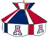 16 inch Stained Glass Swag Light - Arizona - NCAA Team