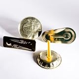 Gold Embossed Metal Noisemaker