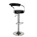 Modern Contemporary Adjustable Bar Stools, Set of 2