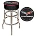 Corvette C6 Padded Bar Stool - Black - Game Room Products > Pub Stools > Automotive