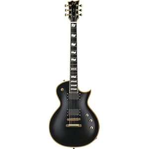 cheapest ESP Eclipse II Electric Guitar with Case (Vintage Black) Online Store