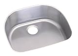 Elkay RUS2118D85DG Revere Undermount 21-by-15-3/4-by- 8-1/2 Inch Single Bowl Stainless Steel Kitchen Sink