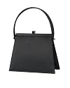 Satin w/ Moveable Handle Frame and Clip Closure Evening Bag - (71 20131)
