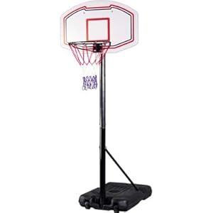 Fully Adjustable Free standing Basketball Back Board Stand & Hoop Set