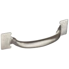 Monroe  Stainless Steel 304 Weld On Pull Handle , Oval Grip, Dull Finish, 1/2" Grip Diameter, 1-1/2" Projection, Silver Color (Pack of 2)