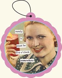 Anne Taintor 5 O Clock Somewhere Air Freshener