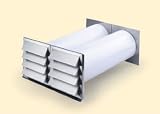 E-Klima A/Z 150 Ab- und Zuluft-Mauerkasten COMPAIR® Edelstahl