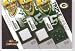 2009 Donruss Threads Triple Threat Materials #10 Aaron Rodgers / Greg Jennings / Ryan Grant - Green Bay Packers (Piece of Authentic Game-Worn Jersey - Serial #d to 250 ) (Football Cards)