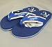 Kansas City Royals MLB Contoured Flip Flop Sandals - XL