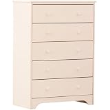 Canwood 5 Drawer Chest – White