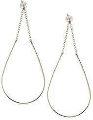 By Boe "Large Teardrop Post Earrings " 14k Gold Filled