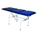 3B Scientific W15051DB Dark Blue Carbon Steel Bi-Lateral Adjustment Treatment Table, 71.5" Length x 25.5" Width x 32.5" Height