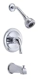 Danze D510011T Melrose Single Handle Tub and Shower Faucet Trim Kit, Chrome (Valve Not Included)