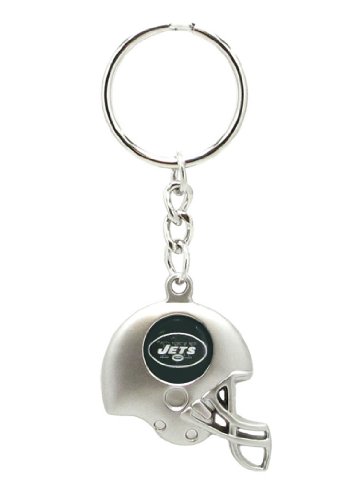 New York Jets - NFL Silver Helmet Keychain