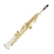 Cecilio Silver Plated Sandblast Soprano Saxophone w/ Case and Accessories