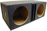 SubZone HD-Series HD-15V Dual 15 Vented Sub Box - 2.5cf per sub