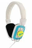 Spitfire Square Sound White/Turquoise/Yellow Stereo Headphones