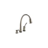 980T-SSSD-DST, Delta Pilar Touch-Activated Single Handle Pull-Down Kitchen Faucet with Soap
