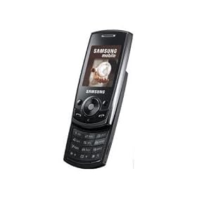 Samsung J700 Black Mobile Phone on Orange PAYG