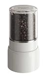 KitchenTools-Moulin a Epices - Blanc + Sachet de Poivre en Grains - Ustensile de cuisine