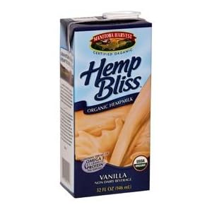 Hemp Bliss Organic Hempmilk - Vanilla - 32 Fluid Ounces - Manitoba Harvest