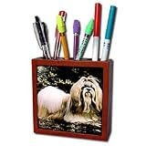 Dogs ShihTzu - Shih Tzu - Tile Pen Holders-5 inch tile pen holder