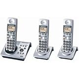 Panasonic DECT 6.0-Series 3-Handset Cordless Phone System with Answering System (KX-TG1033S)