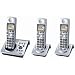 Electrónica : Panasonic DECT 6.0-Series 3-Handset Cordless Phone System with Answering System (KX-TG1033S)