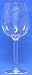 Individually Hand Etched Seahorse White Wine Glass 9" Set of Four