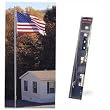 Ground Set Residential Flagpole Kit with American Flag