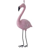 Pink Flamingo Christmas Ornament