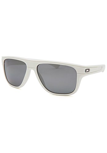 Oakley Men's Breadbox Matte Cloud/Black Iridium Polarized Sunglasses