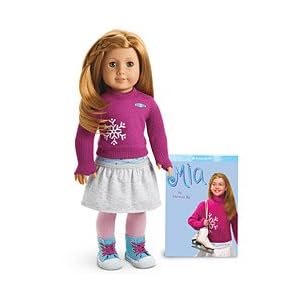 American Girl Mia Doll and Paperback Book by American Girl