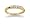 0.15 Three Stone Diamond Ring in 14k Yellow Gold