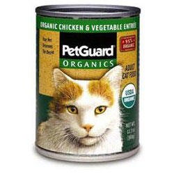 PetGuard Organic Chicken and Vegetable Entree Canned Cat Food