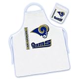 ST. LOUIS RAMS OFFICIAL CHEF'S APRON + OVEN MITT