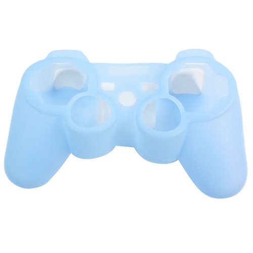 Blue Silicone Skin Cover Case for Sony Ps3 Playstation 3 Game Controller