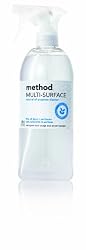 Method All Purpose Spray Cleaner, Free of dyes and Perfumes, 28-Ounce Bottle (Pack of 8)