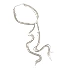 Long Mesh Tie Necklace by Sarah Cavender