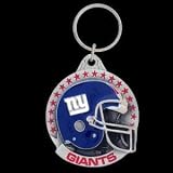 NFL Team Helmet Key Ring - New York NY Giants