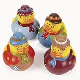 12 ct Scarecrow Rubber Ducks
