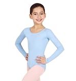 Child Basic Long Sleeve Leotard - TB134CBPKM - Ballet Pink - Medium