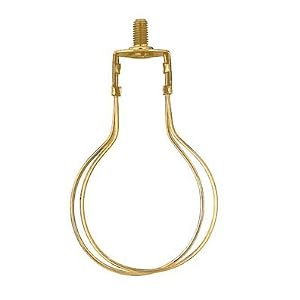 Lamp Shade Adapter Clips Onto Standard Bulbs (Lot of 10) by National Artcraft