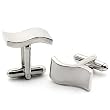 Rhodium Brass Cufflink