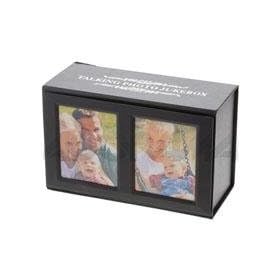 Media Street eMotion Talking Photo Jukebox Holds 72 Photos, Black