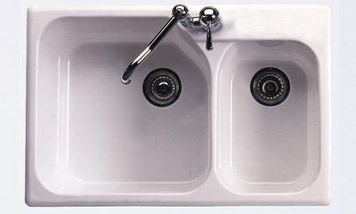 Rohl Pergame (Biscuit) Allia Kitchen Sink